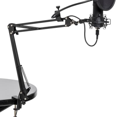 Stagg Sum45 Set Cardioid USB microphone set with microphone, stand, shock mount, pop filter and USB cable image 1