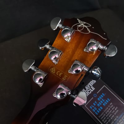 2021 Ibanez JSA20-VB Joe Satriani Signature Acoustic Electric Guitar w/ Gig Bag image 15