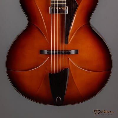 2018 Beauregard Facettes Archtop 16,” Quilted Maple/Spruce image 3