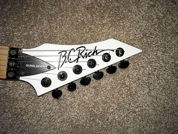 BC Rich Gunslinger Retro 2009 - Made in Korea - Custom Pearl White
