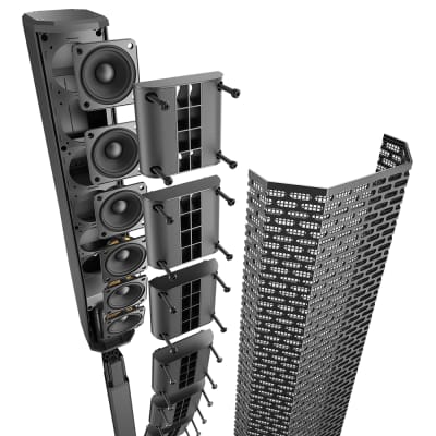 Electro-Voice EVOLVE 30M Compact Column Loudspeaker System with Onboard Mixer, DSP and FX (Black) image 17
