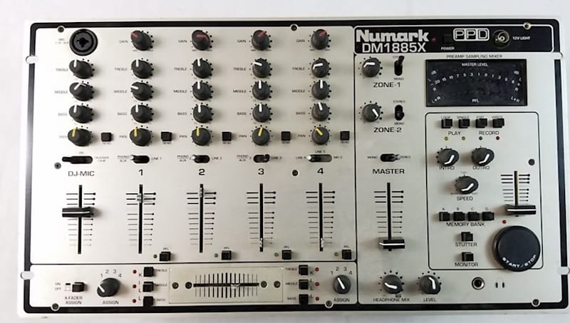 Numark DM1885X 1997 Silver | Reverb