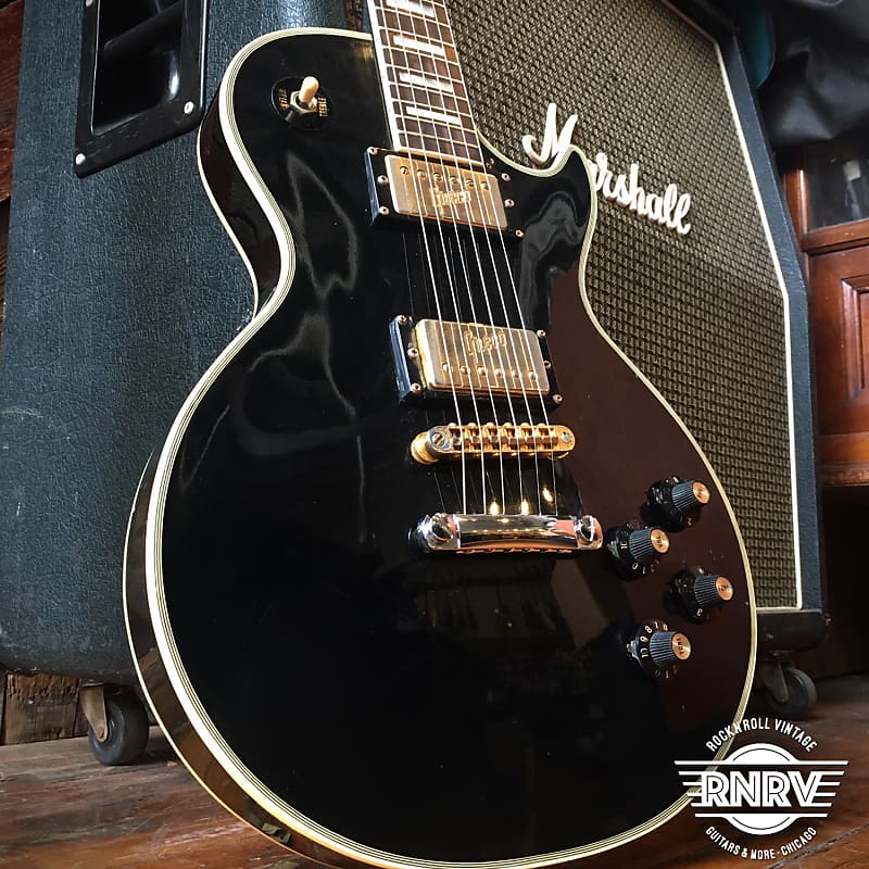 Greco Les Paul Custom MIJ Black | Reverb