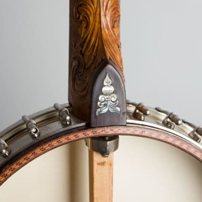 Fairbanks  Whyte Laydie # 7 5 String Banjo (1907), ser. #24019, original black hard shell case. image 15