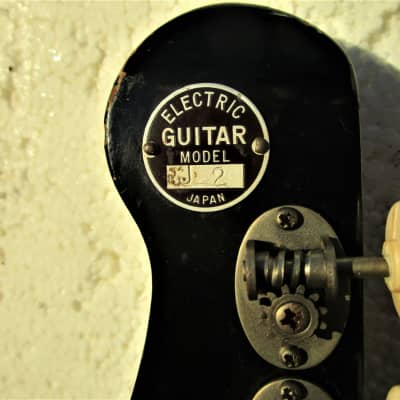 Zim Gar Model J-2 Guitar,  1960's ,  Made In Japan,   Sunburst Finish,   Sounds Great image 3