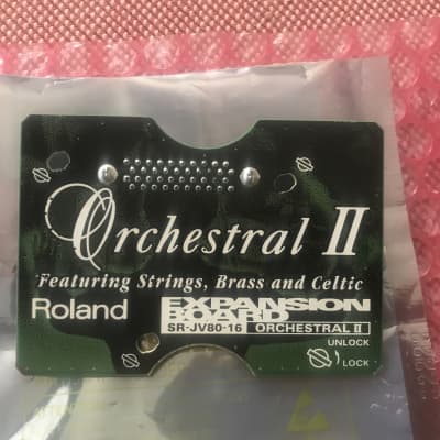 Roland SR-JV80-16 Orchestral II Expansion Board 1990s - Green