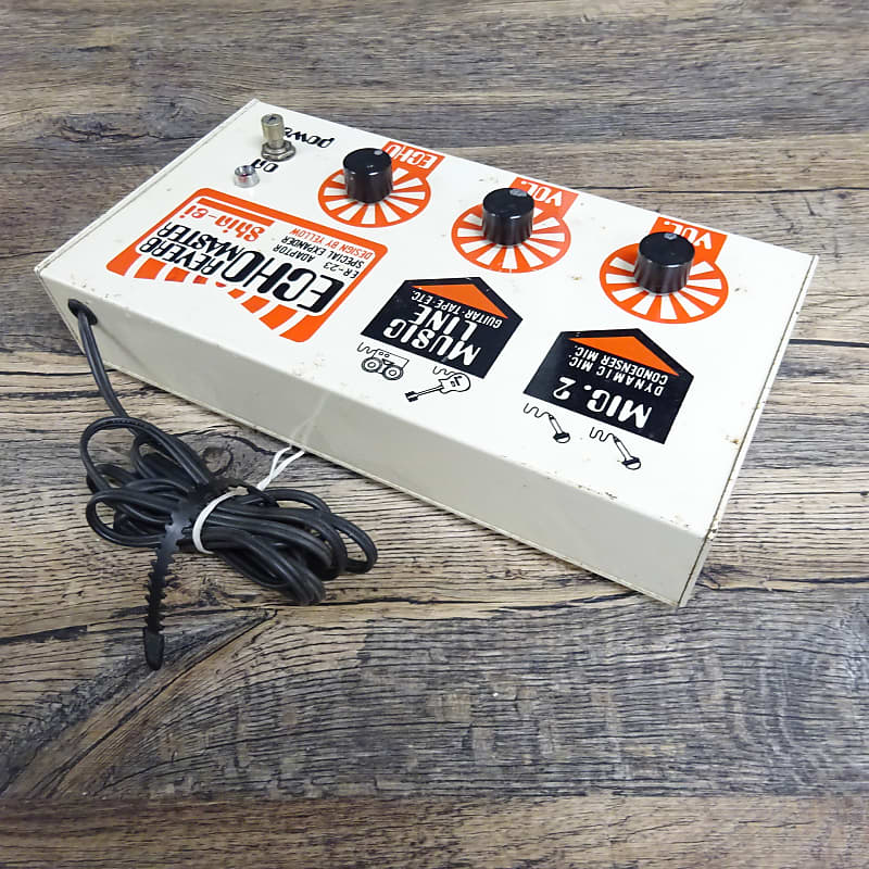 ECHO REVERB MASTER ギターエフェクター Shin-Ei Er-23 echo reverb master 1970 white | Reverb