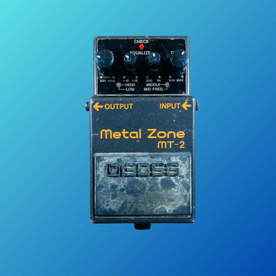 Boss MT-2 Metal Zone (Silver Label) 1991 - Present Black