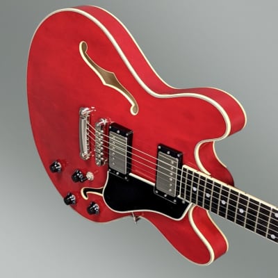 Eastman T386 Semi-Hollow 2022 Red #1797 image 4