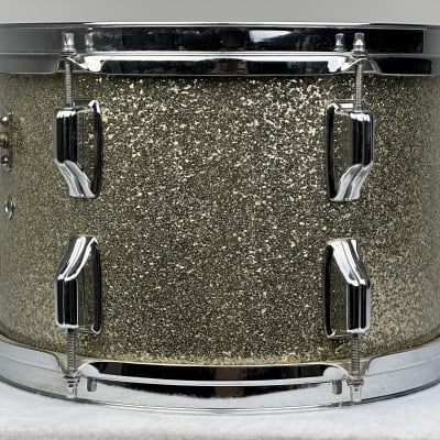 Rogers 22/20/12/13/16/5x14" VIDEO 60's Holiday Drum Set - Silver Sparkle Brockstein's Music image 18