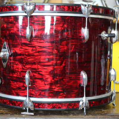 1960's Gretsch Name Band in Red Wine Pearl 14x22 16x16 9x13 image 4