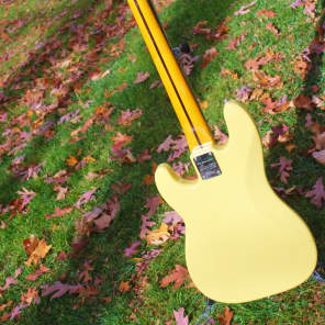 Fender Squier pj Precision Bass 2006 Gibson TV Yellow KUSTOM image 2