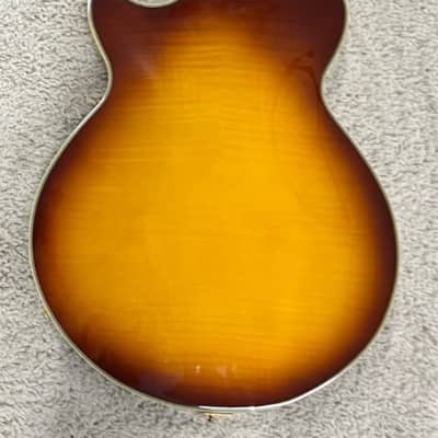 D'Angelico Excel SS Electric Guitar #DAESSITBGTCBE Iced Tea Burst w/Case image 2