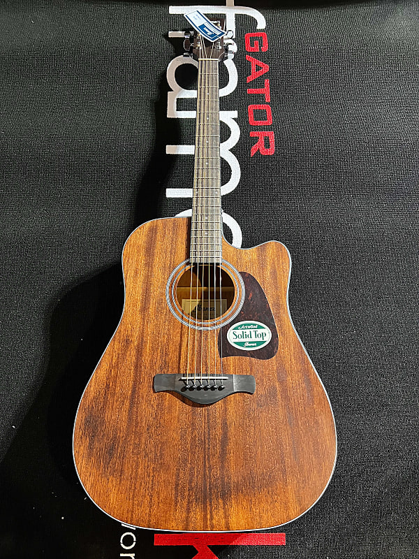 Mint Ibanez AW54CEOPN Artwood Dreadnought Acoustic/Electric | Reverb