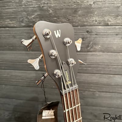 Warwick Rockbass Vampyre 5-String Black Electric Bass Guitar w/ Gig Bag image 12
