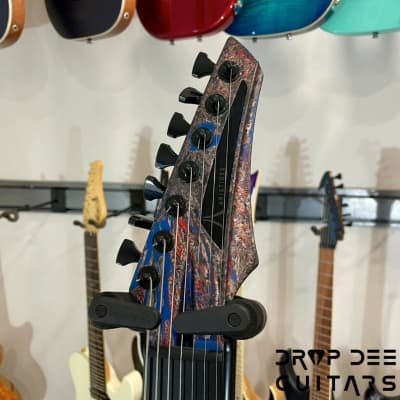 Aristides 070 7-String Electric Guitar w/ Bag-Spiderman Shattered image 10
