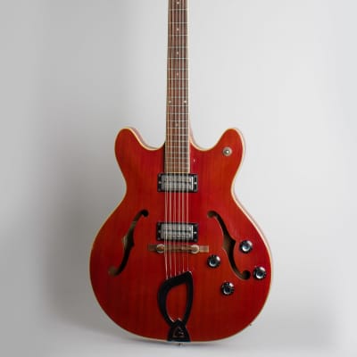 Guild  Starfire XII 12 String Semi-Hollow Body Electric Guitar (1966), ser. #DC-400, original black hard shell case. image 1