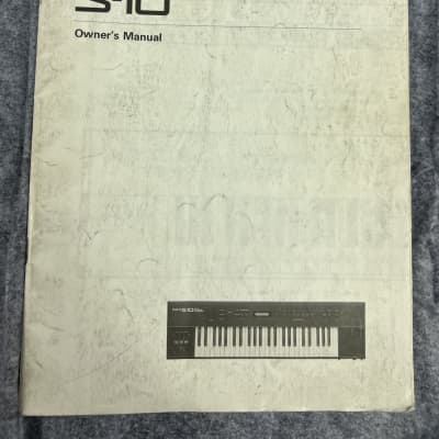 Roland S-10 Digital Sampling Keyboard Owner’s Manual