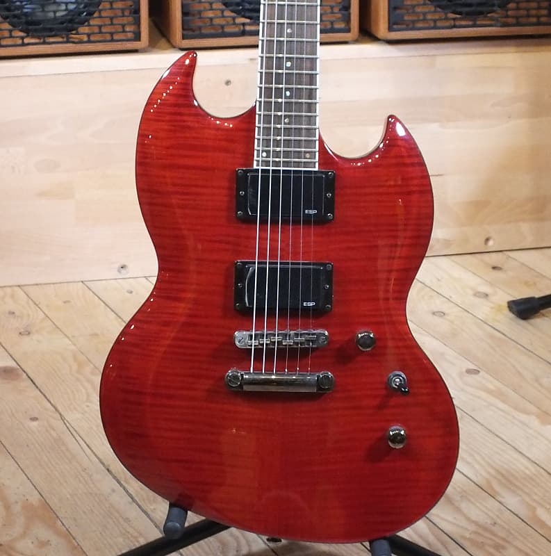 ESP LTD Viper200 FM See Thru Black Cherry Reverb