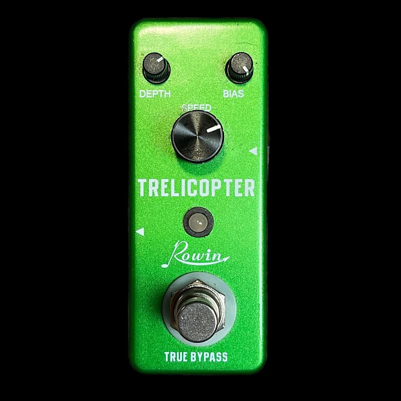 Rowin Trelicopter Effects Guitar Tremolo Pedal | Reverb