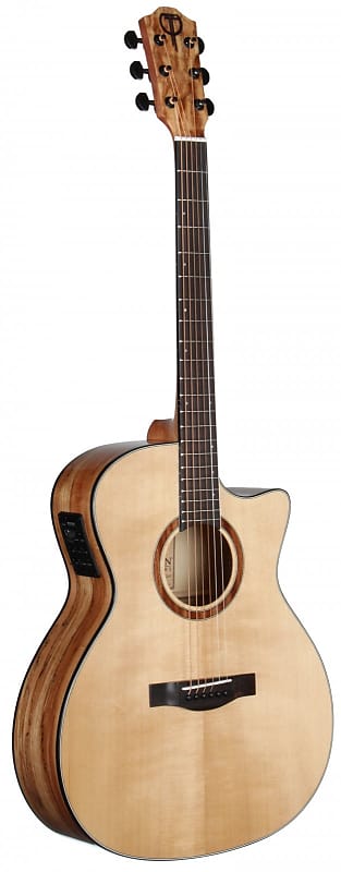 Teton STA130SMCENT Auditorium Solid Sitka Spruce Top Mahogany Neck 6-String Acoustic-Electric Guitar image 1