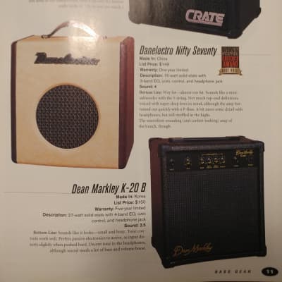 Danelectro Nifty Seventy N70 Bass Guitar Amplifier image 11