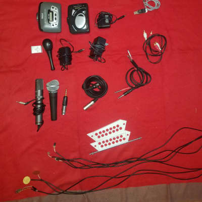 Cable Lot /Experimental DIY Mic Kit! cassette xlr  usb rca sony shure midi adaptor hosa shaker volca image 1