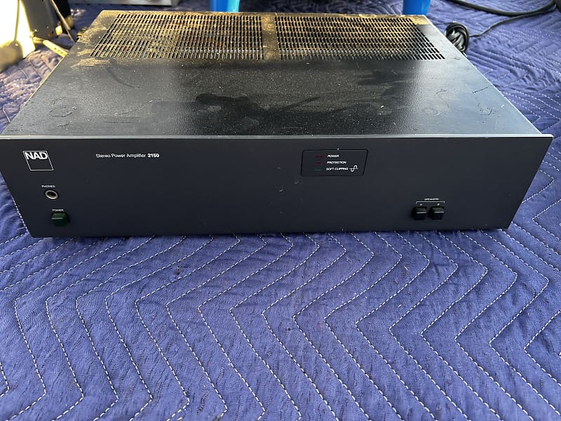 NAD 2150 Power Amplifier 1982 - Black  			