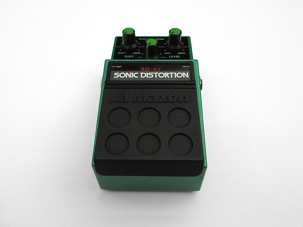 Vintage 80's Maxon SD-01 Sonic Distortion - JRC4558D Circuit