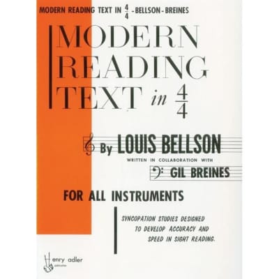 MODERN READING TEXT IN 4/4: FOR ALL INSTRUMENTS image 1
