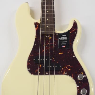Fender American Professional II Precision Bass - Olympic White with Rosewood Fingerboard image 3