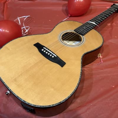 PRS  PPE50 -  Parlor Size Acoustic Guitar with Built-In Fishman Pickup and Padded Bag image 14