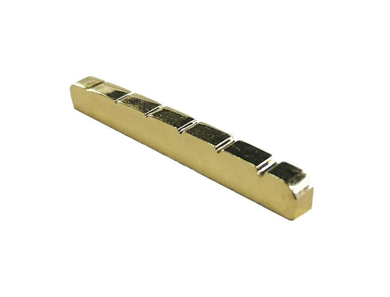 Brass Guitar Nut 43MM Slotted For STRATOCASTER TELECASTER Reverb