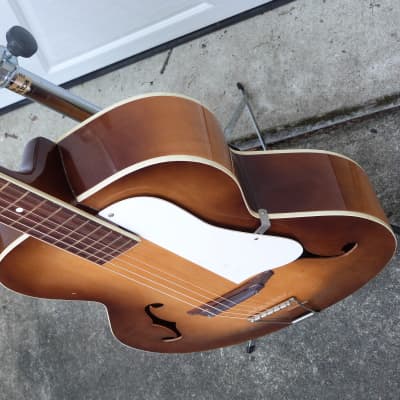 Silvertone arch top archedtop acoustic guitar 1950's