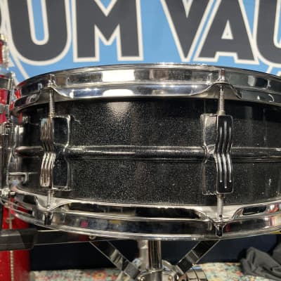 Dave Krusen's Pearl Jam, Ludwig 14x5" Acrolite Snare Drum Signed! Black image 14