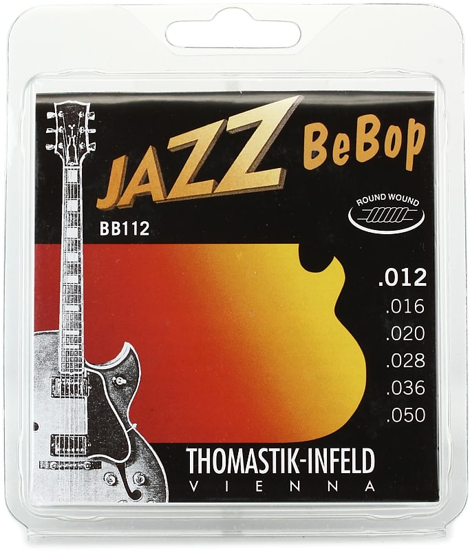 Immagine Thomastik-Infeld BB112 Jazz BeBop Nickel Round-Wound Guitar Strings - Light (.12 - .50) - 1