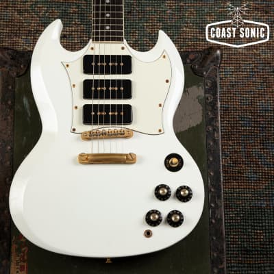 1990 Greco SS-70S 3 Pickup P90 SG Made in Japan image 5