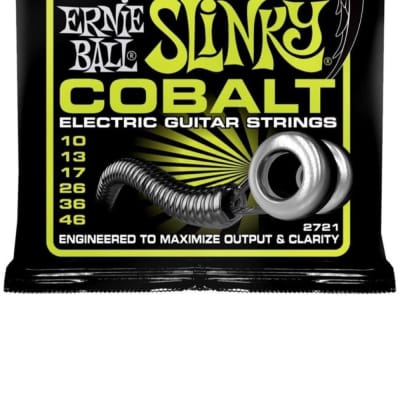 Ernie Ball Cobalt Regular Slinky Electric Guitar Strings, .010 - .046 image 2