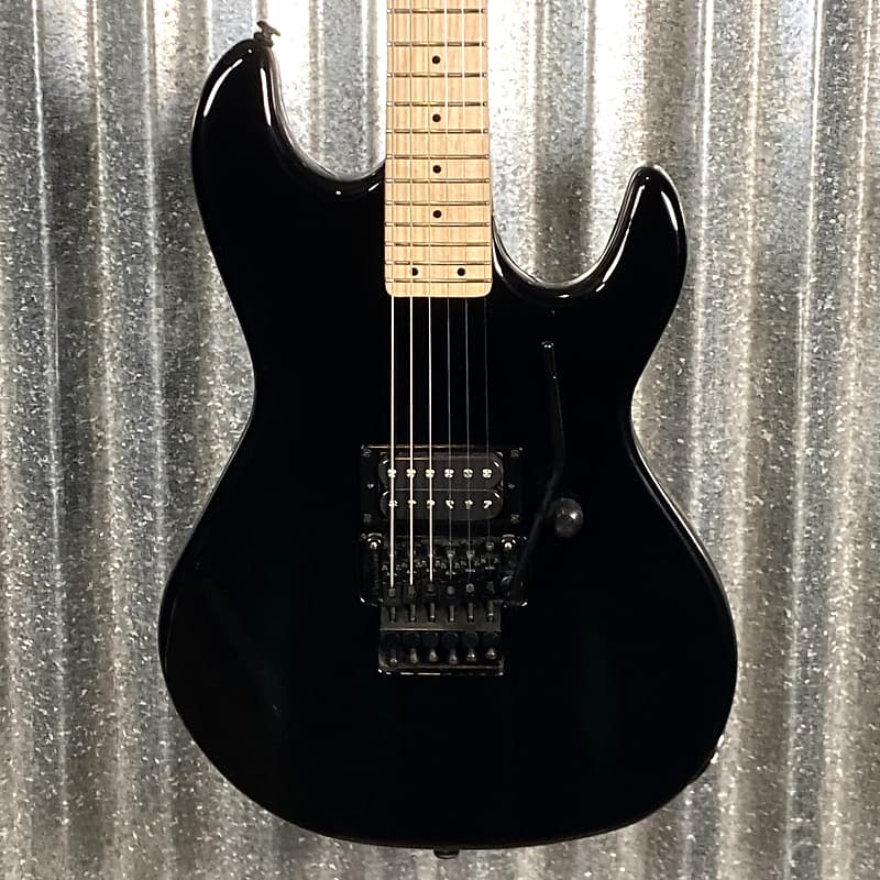 G&L USA Fullerton Deluxe Rampage 24 Jet Black Guitar & Bag #5044 image 1