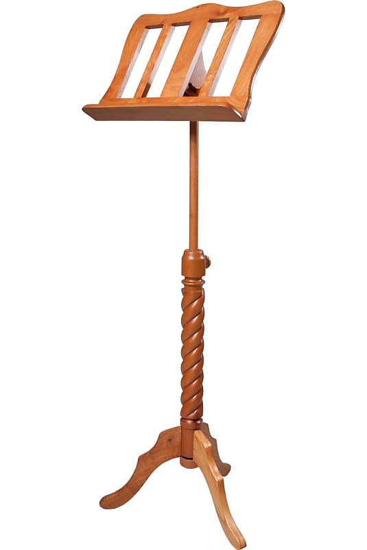 Roosebeck Single Tray Spiral Music Stand - Red Cedar image 1