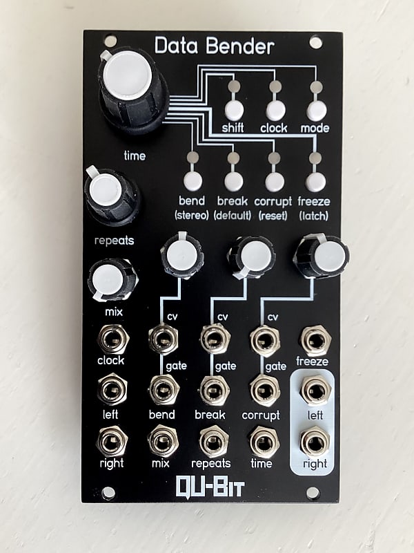 QuBit Electronix Data Bender 2024 Black Reverb Australia