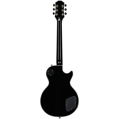 Epiphone Les Paul Custom Electric Guitar, Left-Handed, Ebony, with Gold Hardware image 5