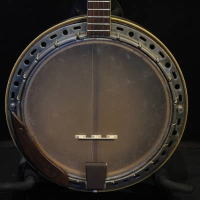 Kay 5-string Resonator Banjo Rare Gold Finish With Custom Hard Shell Case image 3