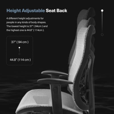 Wavebone Viking Premium Studio Chair 2024 - Mesh Grey image 7