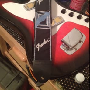 Fender Blue Logo Guitar Strap image 2