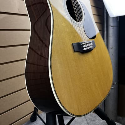Martin HD12-28 12-String Acoustic Guitar - Natural w/OHSC & PLEK*D #829 image 2