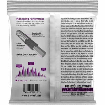 Ernie Ball 2811 Slinky flatwound 55-110 image 2