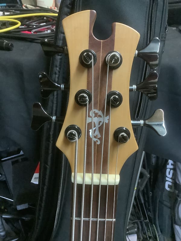 Tobias Basic 6 string Bass 90s - Zebrawood | Reverb