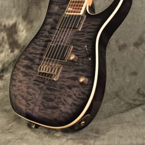 Ibanez RG3EX1 Quilt Maple Top RG Trans Black W EMG Designed