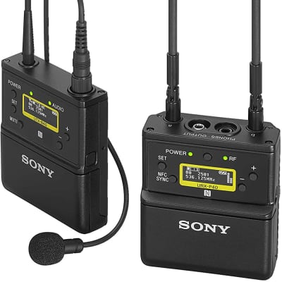 Sony UWP-D21 Camera-Mount Wireless Omni Lavalier Microphone System, 90UC:  941 to 960MHz Reverb